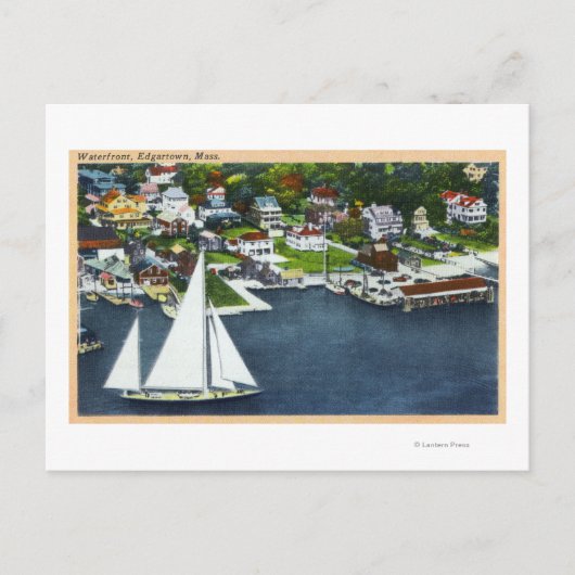 Carte Postale Vue aérienne du front de mer 2 (Devant)