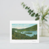 Carte Postale Vue aérienne du lac (Debout devant)