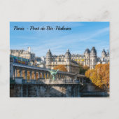 Carte Postale Vue aérienne du métro sur le Pont de Bir-Hakeim -  (Devant)