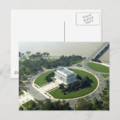 Carte Postale Vue aérienne du monument commémoratif de Lincoln (Devant / Derrière)