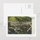 Carte Postale Vue aérienne du nord-ouest de TownWallace, (Devant / Derrière)