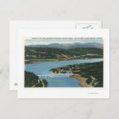 Carte Postale Vue aérienne du pont des dieux (Devant / Derrière)