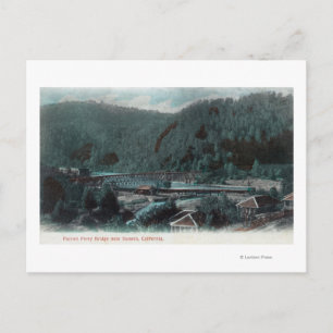 Carte Postale Vue aérienne du pont du traversier ParrottSonora,