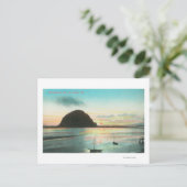 Carte Postale Vue aérienne du rocher Morrow et de la baie (Debout devant)