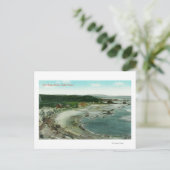 Carte Postale Vue aérienne du Seal Rocks Resort et du Pacifique (Debout devant)