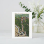 Carte Postale Vue aérienne du sentier Winial, Château, Sommet (Debout devant)