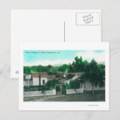 Carte Postale Vue aérienne extérieure du chalet français (Devant / Derrière)