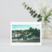 Carte Postale Vue aérienne extérieure du chalet français (Debout devant)