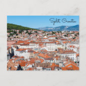 Carte Postale Vue aérienne sur la ville de Split - Dalmatie, Cro (Devant)