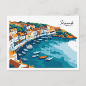 Carte Postale Vue aérienne Teignmouth Angleterre Voyage (Devant)