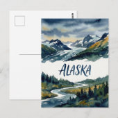 carte postale vue alaska (Devant / Derrière)