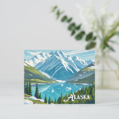 carte postale vue alaska (Debout devant)