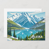 carte postale vue alaska (Devant / Derrière)