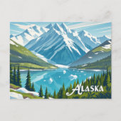 carte postale vue alaska (Devant)