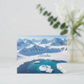 carte postale vue alaska (Debout devant)