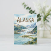 carte postale vue alaska (Debout devant)