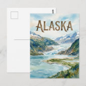 carte postale vue alaska (Devant / Derrière)