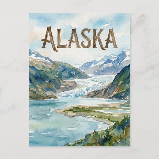 carte postale vue alaska (Devant)