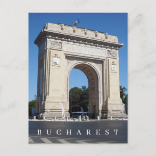 Carte postale vue Arche triomphale de Bucarest