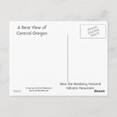 Carte Postale Vue arrière (Dos)