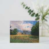 Carte Postale Vue arrière du King's College à Cambridge en Angle (Debout devant)