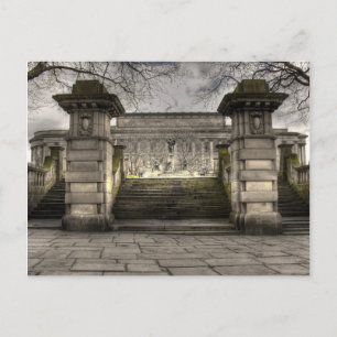 Carte Postale Vue arrière du St Georges Hall Liverpool, Royaume-