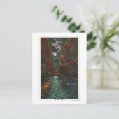 Carte Postale Vue au clair de lune de la gorge (Debout devant)