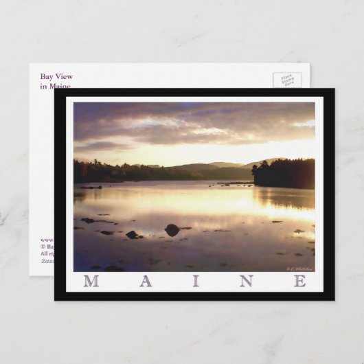 Carte Postale Vue baie (Devant / Derrière)