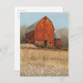 Carte Postale Vue Barre rouge (Devant / Derrière)