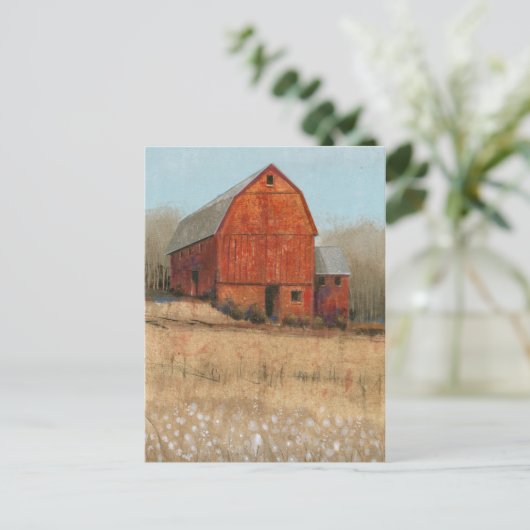 Carte Postale Vue Barre rouge (Debout devant)