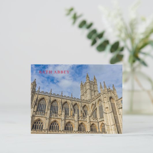 Carte postale vue Bath Abbey (Debout devant)