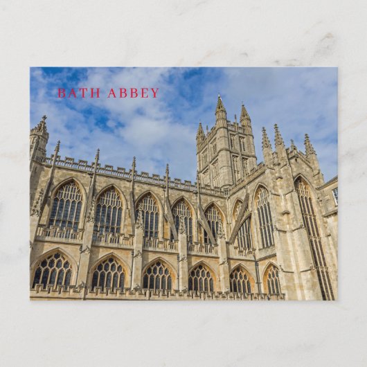 Carte postale vue Bath Abbey (Devant)