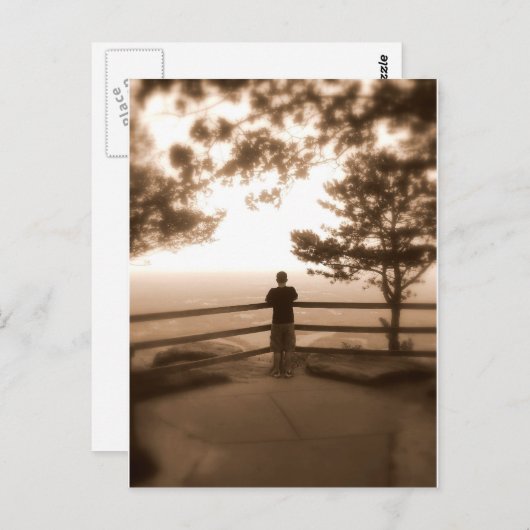 Carte Postale Vue Blue Ridge Mountains (Devant / Derrière)