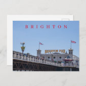 Carte postale vue Brighton Pier (Devant / Derrière)