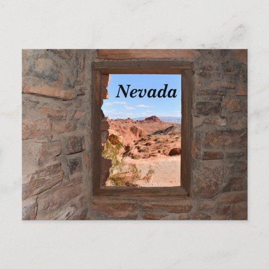 Carte Postale Vue cabine sur la Vallée du Feu (Devant)