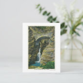 Carte Postale Vue Cascade d'entrée et Pont de sentinelle (Debout devant)