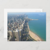 Carte Postale Vue Chicago 360 (Devant / Derrière)