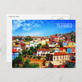 Carte Postale vue chili valparaíso (Devant / Derrière)