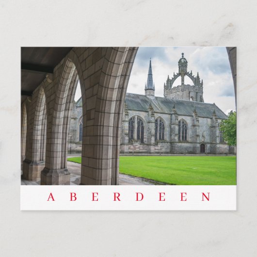 Carte postale vue Collège Aberdeen King's (Devant)