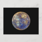 Carte Postale Vue colorée de Mercure (Devant)