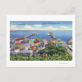 Carte Postale Vue commémorative du pèlerin du port (Devant)