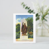 Carte Postale Vue commémorative du père Jogues (Debout devant)