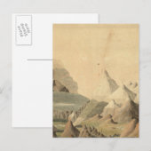 Carte Postale Vue comparative (Devant / Derrière)