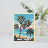 Carte Postale Vue côtière de San Clemente Californie (Debout devant)