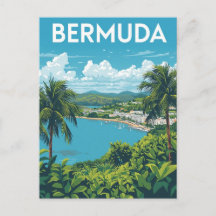Vue côtière des Bermudes