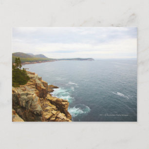 Carte Postale Vue côtière du parc national Acadia