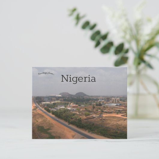 Carte Postale Vue d'Abuja Nigeria (Debout devant)