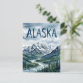 carte postale vue d'Alaska (Debout devant)