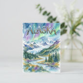 carte postale vue d'Alaska (Debout devant)
