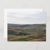 Carte Postale Vue dans le Peak District, Derbyshire (Devant / Derrière)